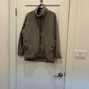 lululemon athletica Gray Zip-Up Sweatshirt